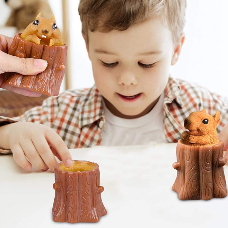 Simulation Squirrel Pen Holder Cup Toy OLOPE Decompression Squirrel Cup Pen Holder Squeezing Toy 2 PC Simulation Squirrel Pen Holder Cup Toy OLOPE Decompression Squirrel Cup Pen Holder Squeezing Toy 2 PC
